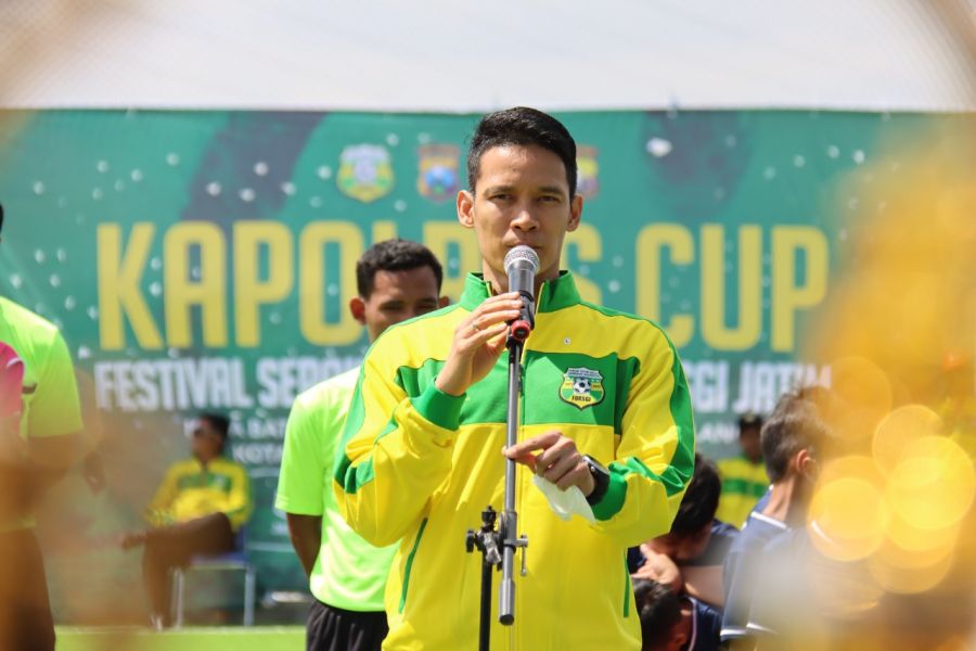 AKBP Oskar Buka Kapolres Cup Festival Sepak Bola Zona 3 FORSGI Jatim di Batu