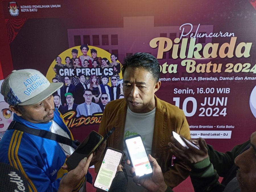 Anggarkan Rp 500 Juta KPU Kota Batu Gelar Peluncuran Pilkada 2024, Hadirkan Gilga Sahid Gildcoustic