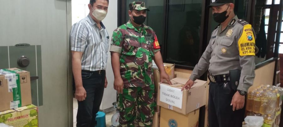 Babinsa dan Bhabinkamtibmas Himbau Pemilik Apotik Tak Jual Obat yang Ditarik BPOM