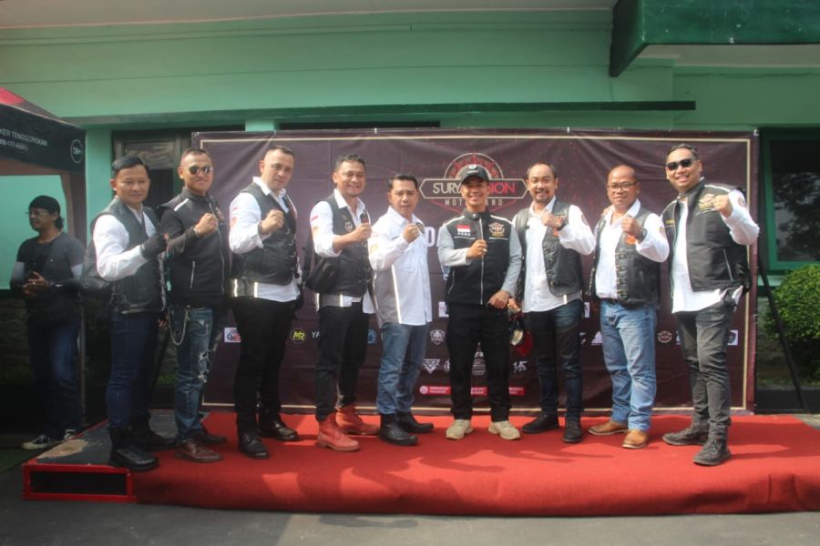 Bersama Komunitas Motor Malang Raya, Kodim 0833 Kota Malang Gelar Komsos