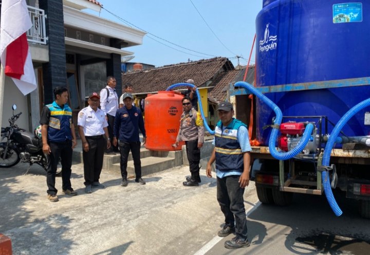 BPBD Kab.Malang Salurkan 28.600 Liter Air Bersih Untuk Warga Terdampak Kekeringan