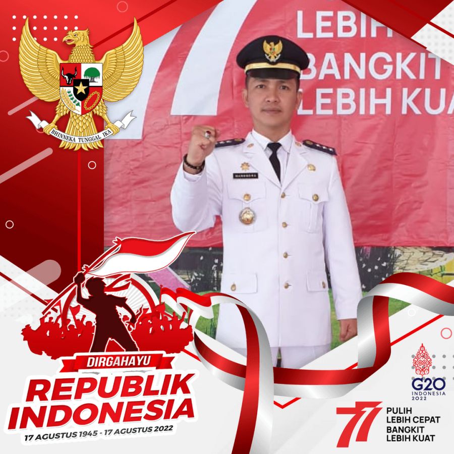 Camat Wajak Mengucapkan Selamat Dirgahayu Kemerdekaan Republik Indonesia ke 77