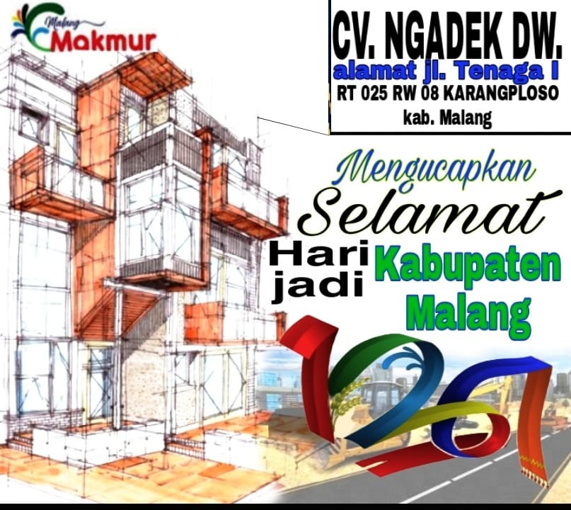 CV NGADEK DW Ucapkan Selamat Hari Jadi Kabupaten Malang ke-1261