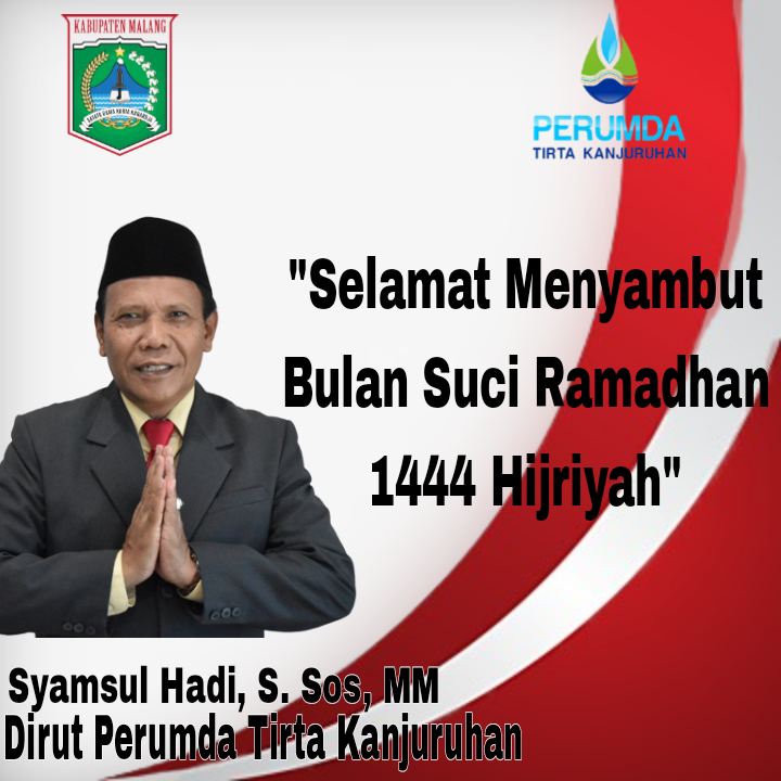 Dirut Perumda Tirta Kanjuruhan Ucapkan Selamat Menyambut Bulan Suci Ramadhan 1444 H