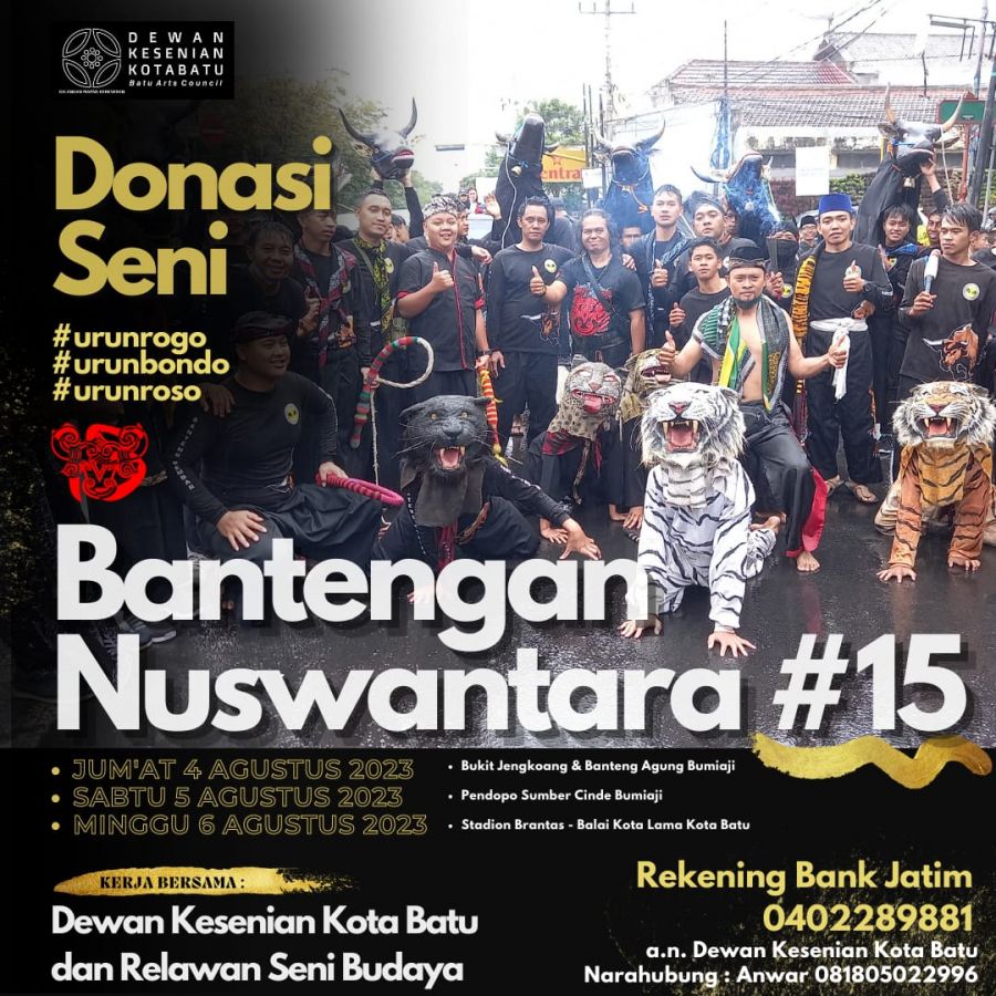 DKKB Rilis Donasi Seni Bantengan Nuswantara