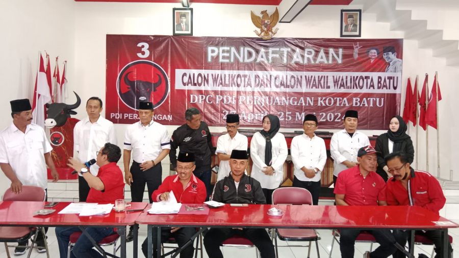 DPC PDI Perjuangan Kota Batu Resmi Buka Pendaftaran Calon Wali Kota dan Wakil Kota Batu
