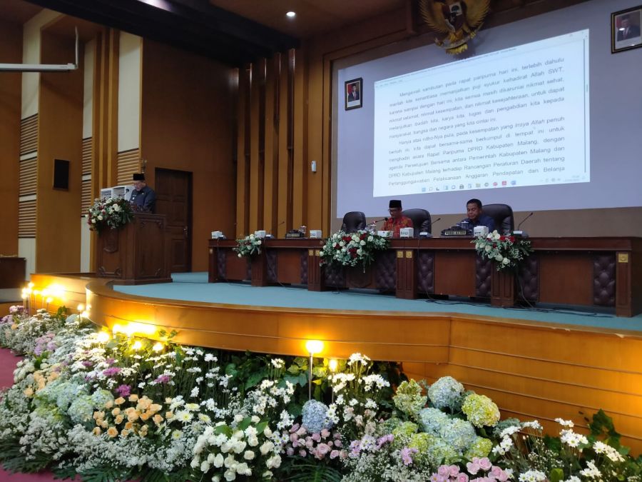 DPRD Kabupaten Malang Gelar Rapat Bahas Pendapat Akhir Bupati Malang