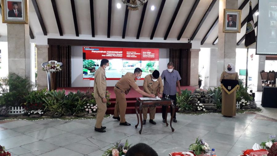 Dua Puluh Tiga Pengembang Perumahan Serahkan PSU ke Pemkab Malang