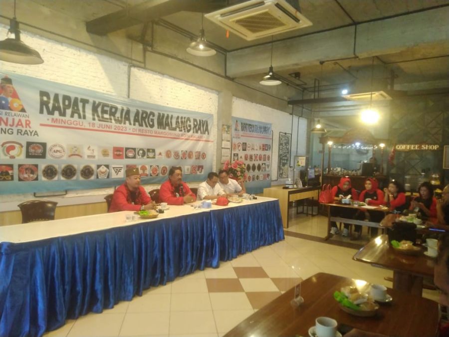 Dukung Ganjar Pranowo Dalam Pilpres 2024, ARG Malang Raya Gelar Rapat Kerja