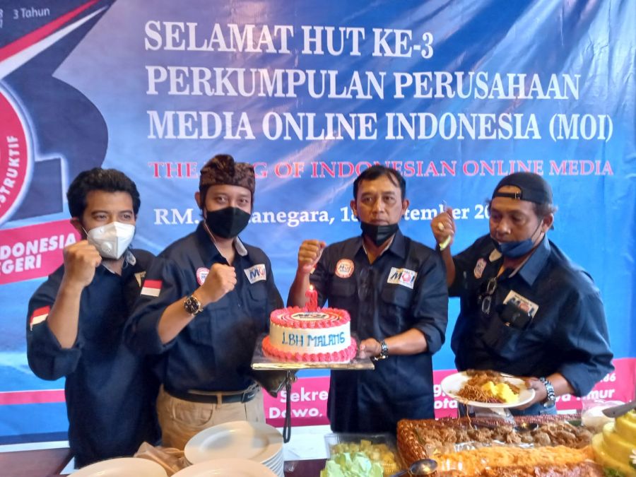 Ini Pesan Penasihat Hukum Organisasi Pers DPC MOI Malang Raya di HUT yang ke-3