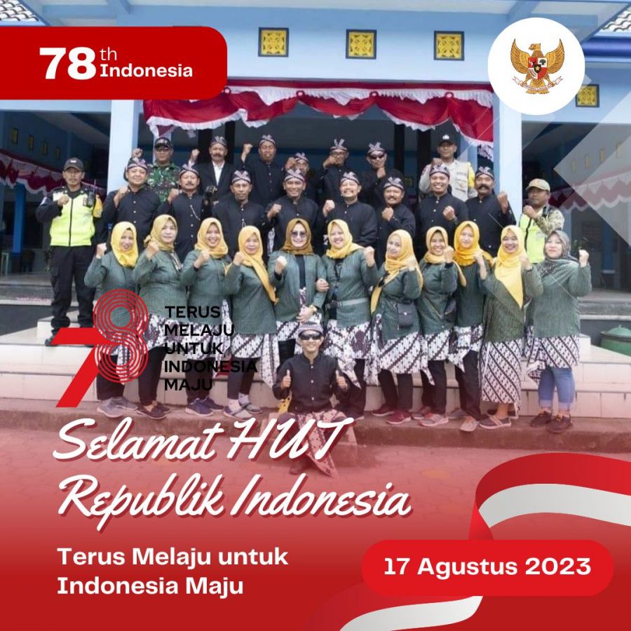 Kades Gedog Wetan Ucapkan Selamat Dirgahayu Kemerdekaan Republik Indonesia ke 78