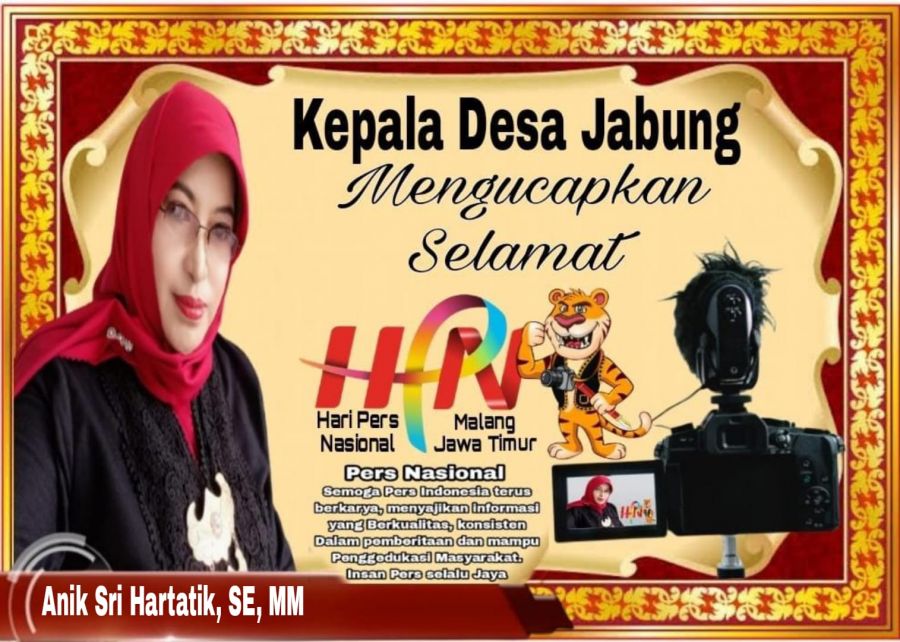 Kades Jabung Mengucapkan Selamat Hari Pers Nasional