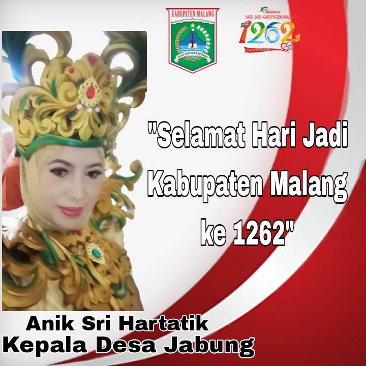 Kades Jabung Mengucapkan Selamat Hari Jadi Kabupaten Malang ke 1262