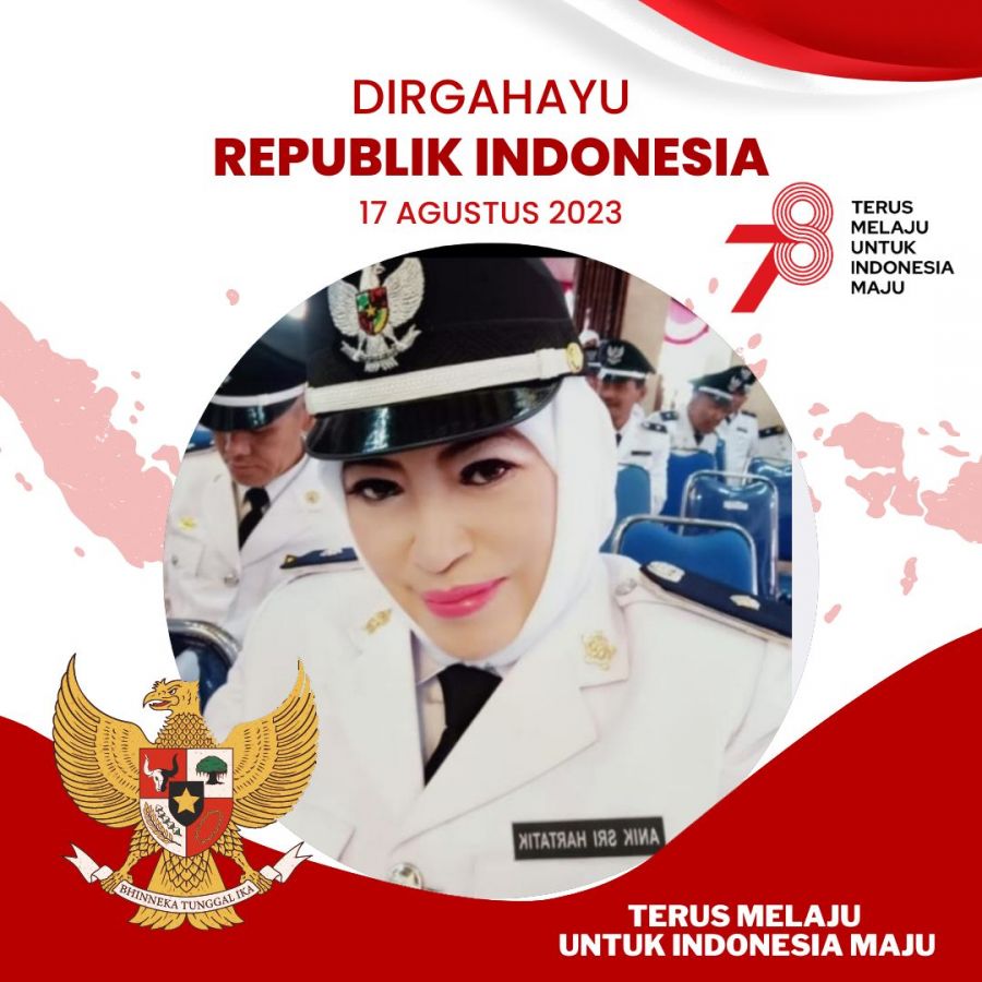 Kades Jabung Ucapkan Selamat Dirgahayu Kemerdekaan Republik Indonesia ke 78