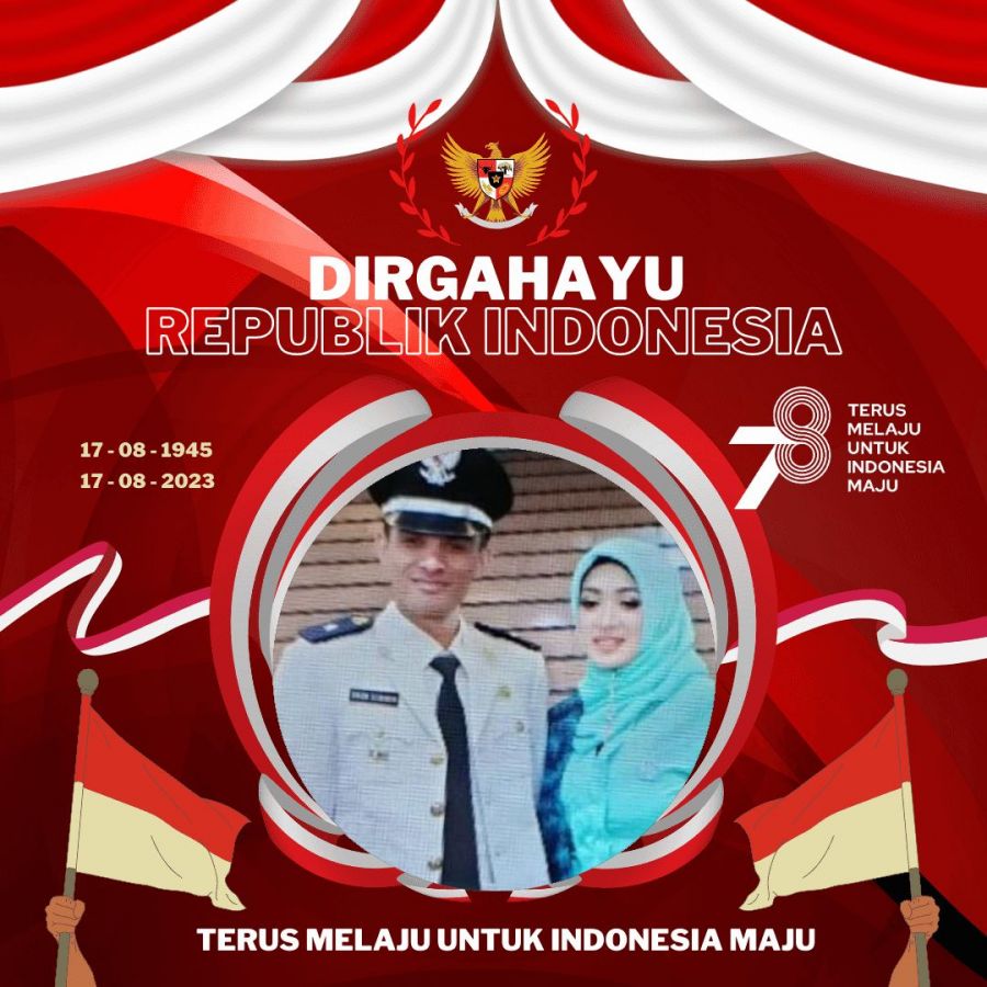 Kades Taji Ucapkan Selamat Menyambut HUT RI ke-78