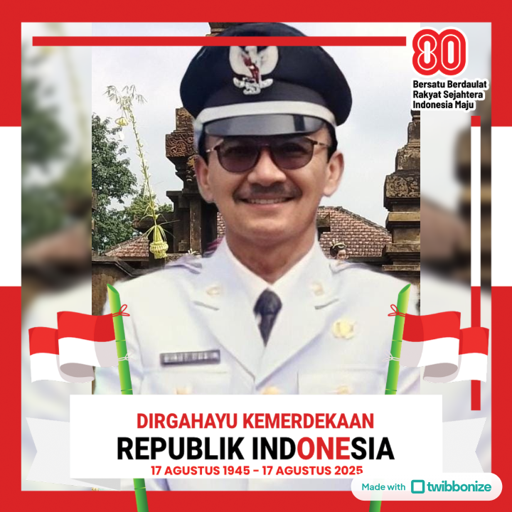 Kades Tulus Besar Mengucapkan Selamat Menyambut HUT Republik Indonesia ke 80
