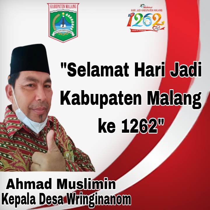 Kades Wringinanom Ucapkan Selamat Hari Jadi Kabupaten Malang ke 1262