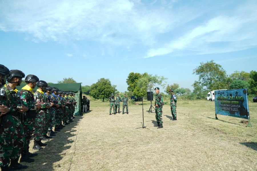 Kasdivif 2 Kostrad Meninjau Pra Latma Garuda Airborn 2022 