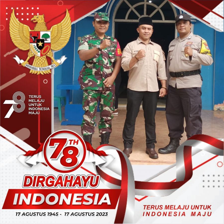 Kepala Desa Sukomulyo Ucapkan Selamat Dirgahayu Kemerdekaan Republik Indonesia ke-78