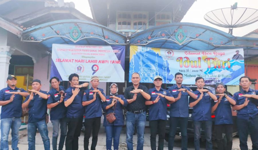 Ketua Umum AWPI Hengki Ahmad Jazuli Sidak ke Kantor Sekretariat AWPI Tubaba