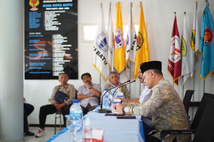 KONI Kota Batu Gelar Rakor Persiapan PORPROV Jatim VIII 2023