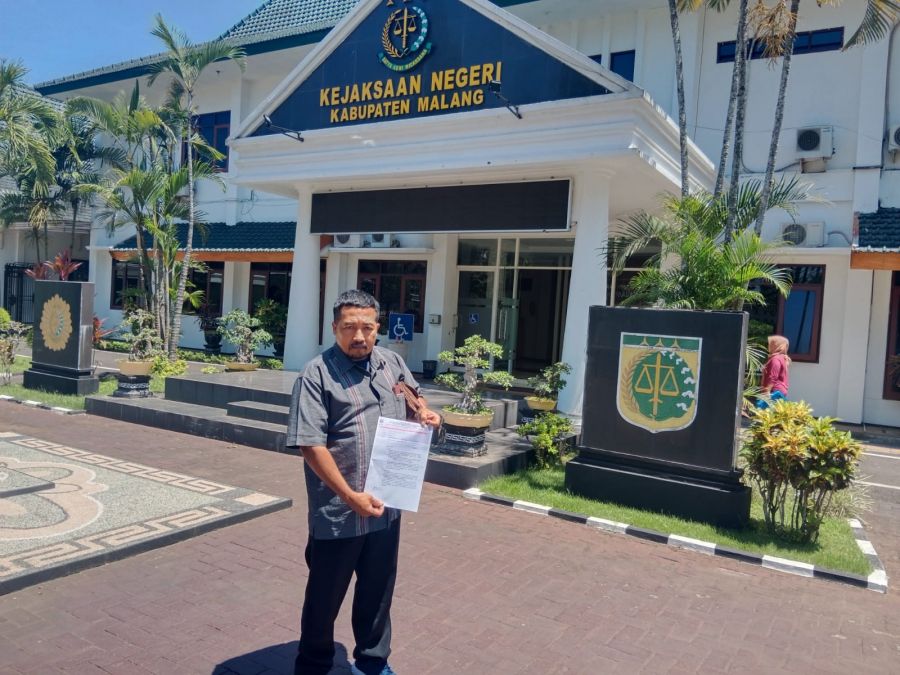 LP-KPK Komda Jatim Resmi Laporkan Pemdes Poncokusumo ke Kejari Malang