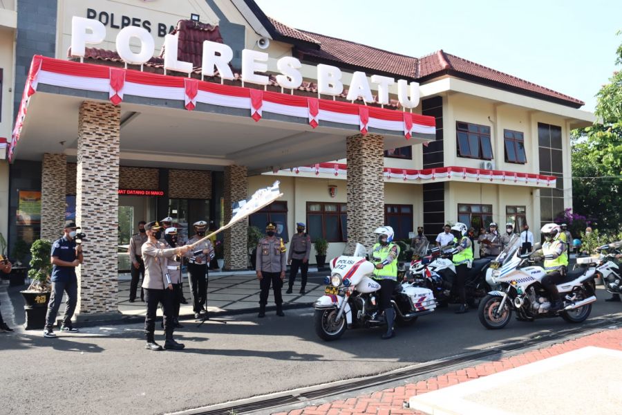 Luncurkan Tim Urai, Kapolres Batu AKBP Oskar: Laksanakan Tugas dengan Penuh Tanggung Jawab 