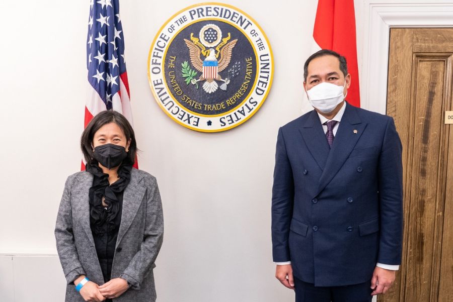 Mendag RI Gelar Pertemuan Bilateral Dengan Duta Besar USTR