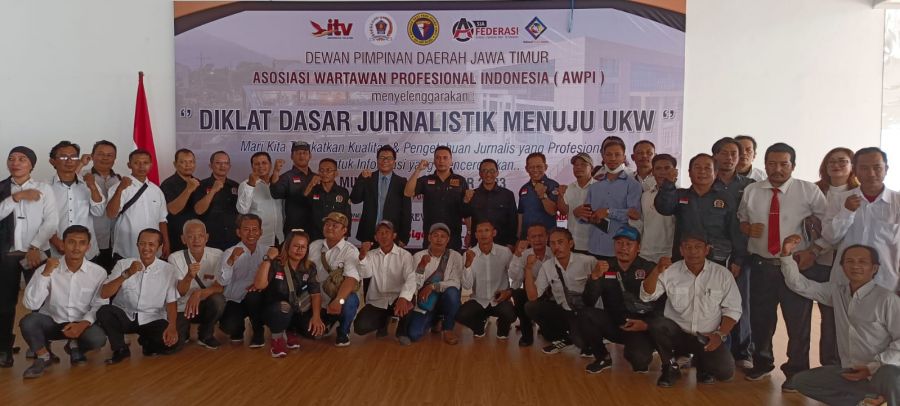 Menuju UKW, AWPI DPD Jatim Gelar Diklat Dasar Jurnalistik