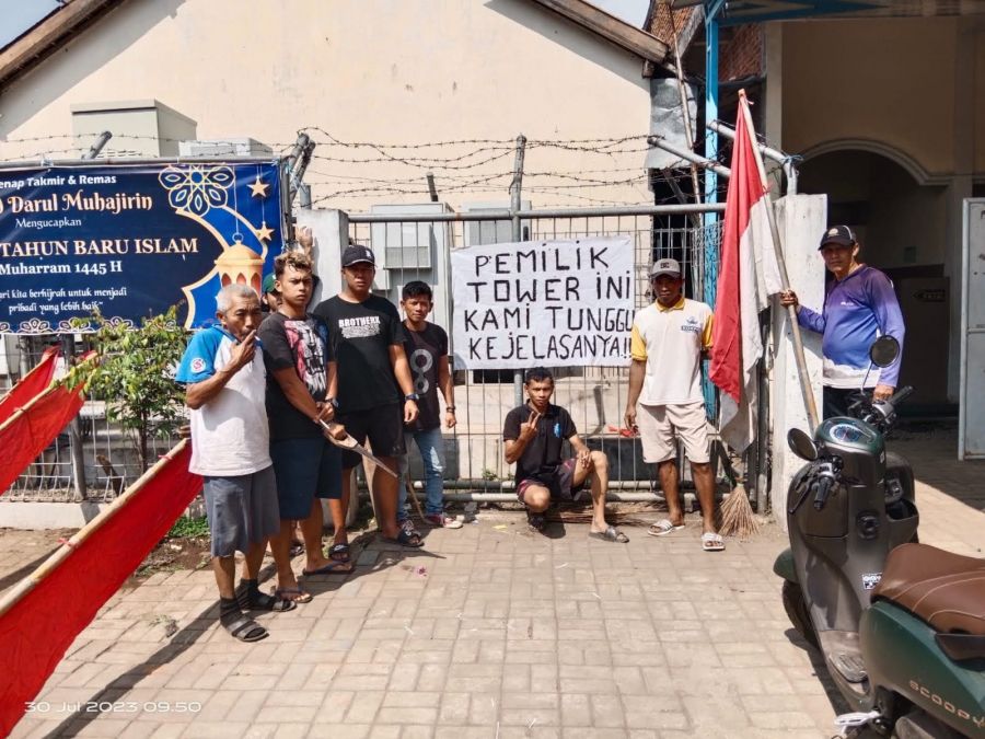 Merasa Dirugikan, Salah Satu Tower BTS di Kota Malang Milik PT TBG Akan Didemo Warga
