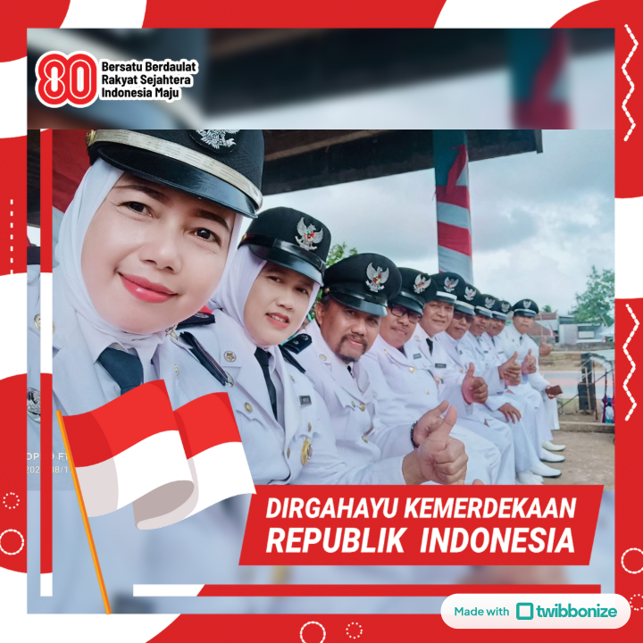 Paguyuban Kades se Kecamatan Donomulyo Ucapkan Selamat Memperingati HUT RI ke 80