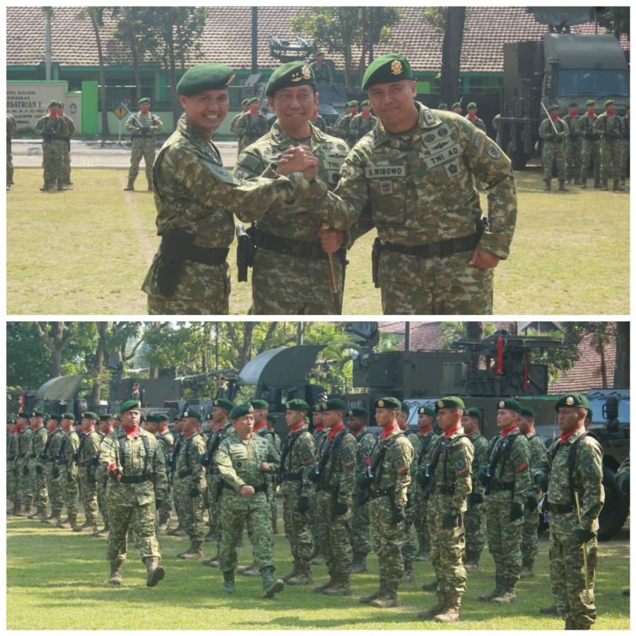 Pangdivif 2 Kostrad Pimpin Sertijab Danyonarhanud 2 Kostrad 
