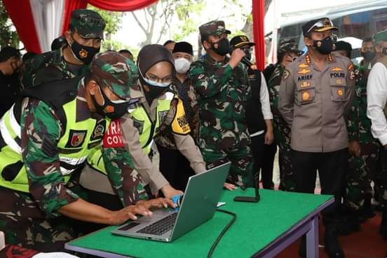 Panglima TNI Pantau Pemanfaatan Teknologi Informasi Si Lacak