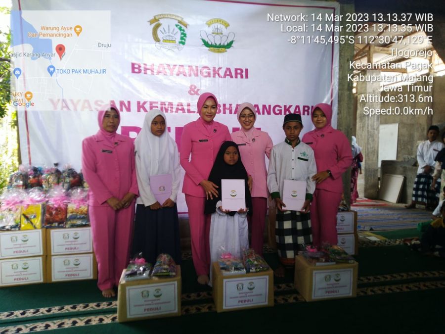 Peduli Kasih Bhayangkari Polres Kabupaten Malang