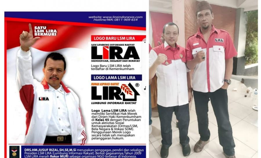 Pemakai Logo LSM Lira Padi Untuk Kegiatan Organisasi, Jusuf Rizal: Langsung Proses Hukum