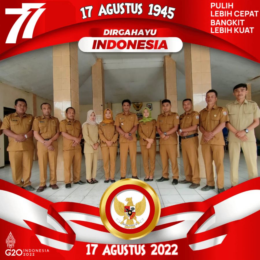 Pemdes Taji Ucapkan Selamat Menyambut HUT RI ke 77