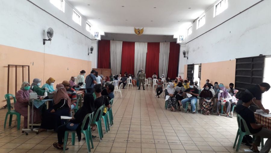 Pemerintah Desa Tumpang Adakan Vaksinasi Jenis Modena 290 Dosis