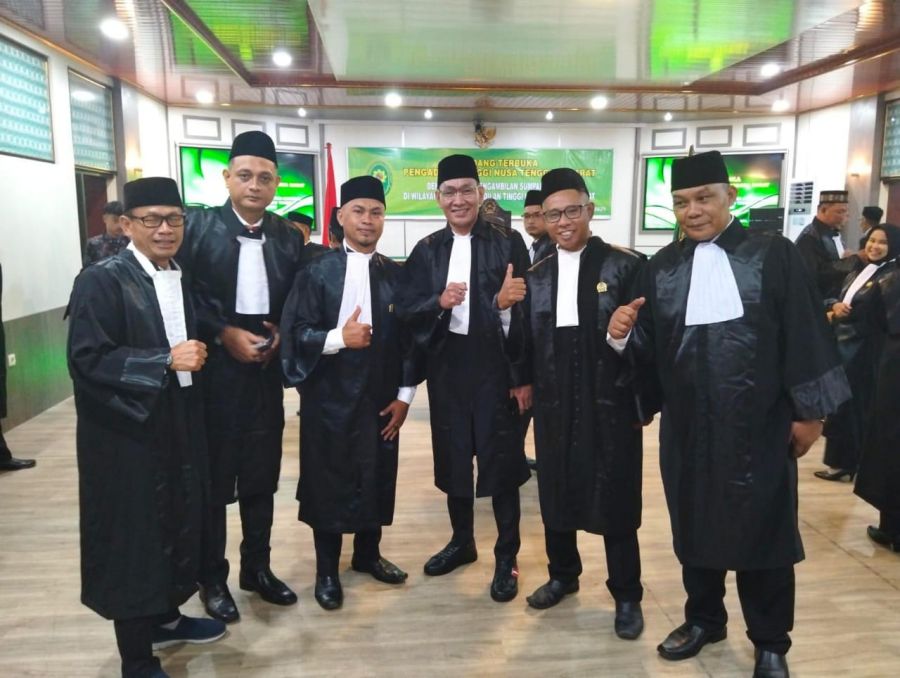Pengangkatan dan Pengambilan Sumpah Advokat DPW Persadin NTB Angkatan ke XV Tahun 2025