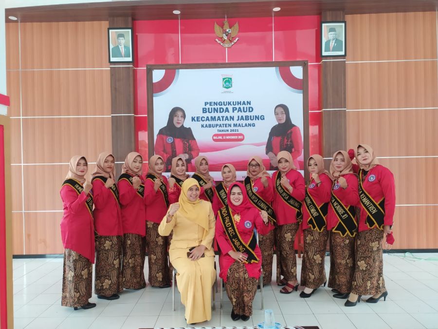 Pengukuhan Bunda PAUD se-Kabupaten Malang, Salah Satunya Bunda PAUD Desa Jabung