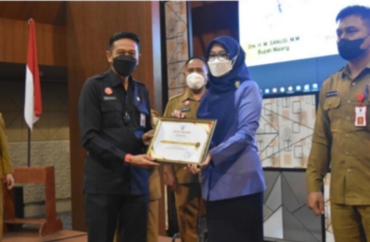 Perumda Tirta Kanjuruhan Raih Apresiasi Pada Innovative Goverment Award Tahun 2021
