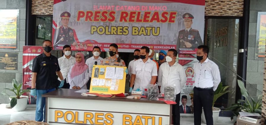 Polres Batu Berhasil Amankan Warga Temas Pelaku Judi Online