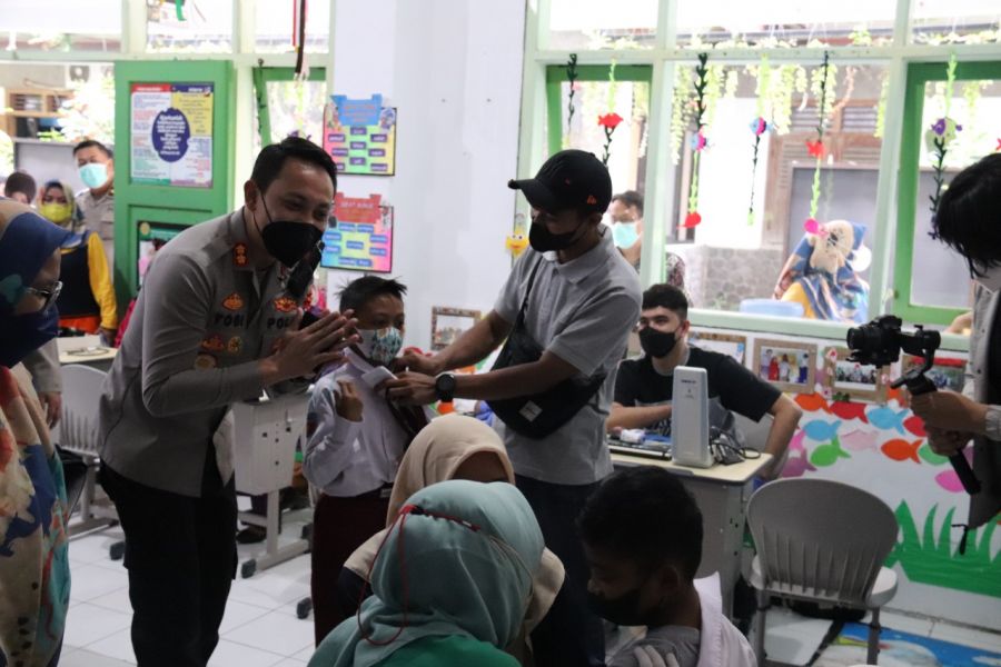 Polres Batu Genjot Vaksinasi Anak, Implementasikan Perintah Kapolri