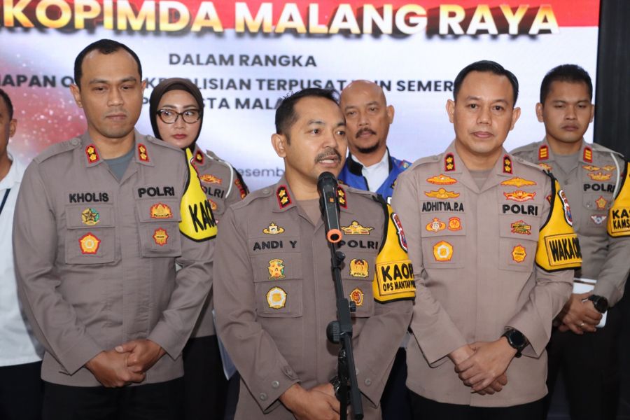 Rapat Koordinasi Lintas Sektoral Kesiapan Operasi Lilin Semeru 2024 di Malang Raya