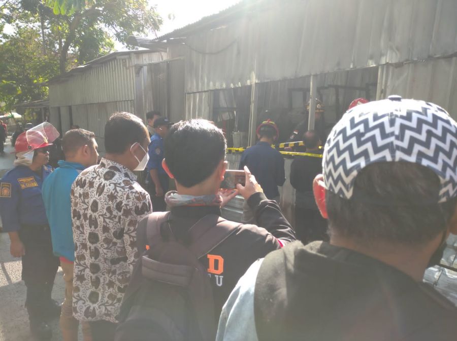 Relokasi Pasar Batu Dilalap Jago Merah, Dilaporkan Tujuh Stan Hangus Terbakar