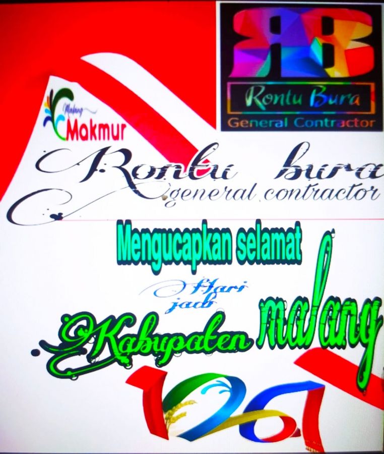 Rontu Bura General Contractor Mengucapkan Selamat Hari Jadi Kabupaten Malang ke 1261
