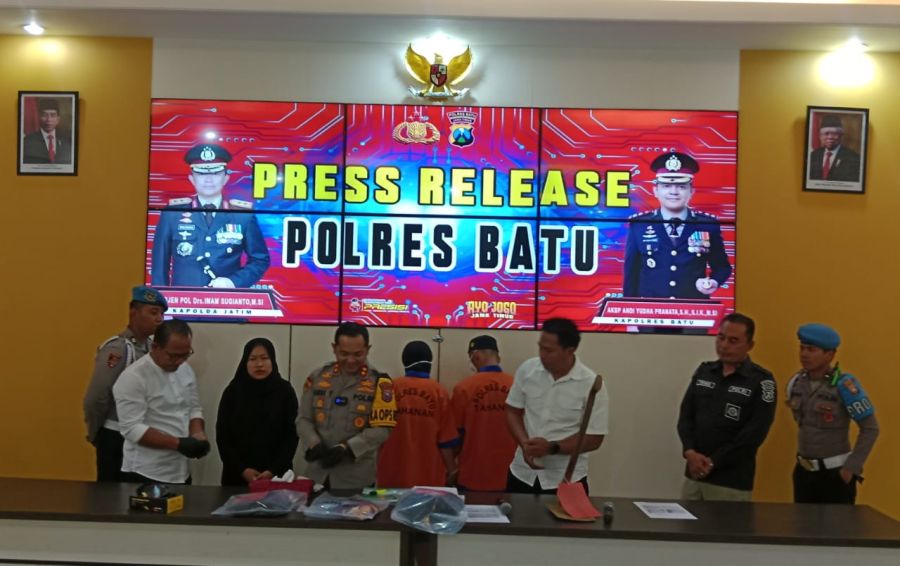 Satreskrim Polres Batu Berhasil Bongkar Kasus Aborsi Ilegal di Wilayah Hukum Polres Batu