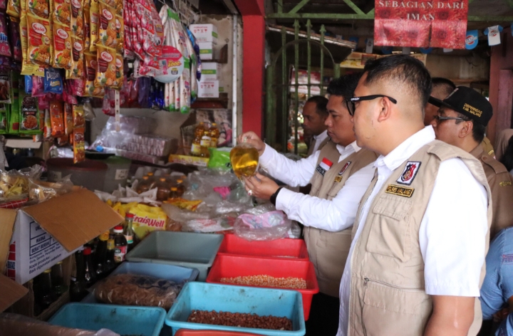Sidak Pasar Satgas Pangan Polres Malang Sepekan Jelang Ramadhan 2024