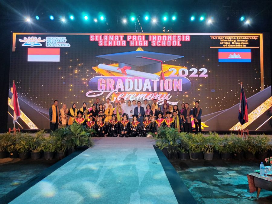 SMA SPI Kota Batu Wisuda Sembilan Siswa dan Siswi, Hasil Kerjasama dengan Kerajaan Cambodia