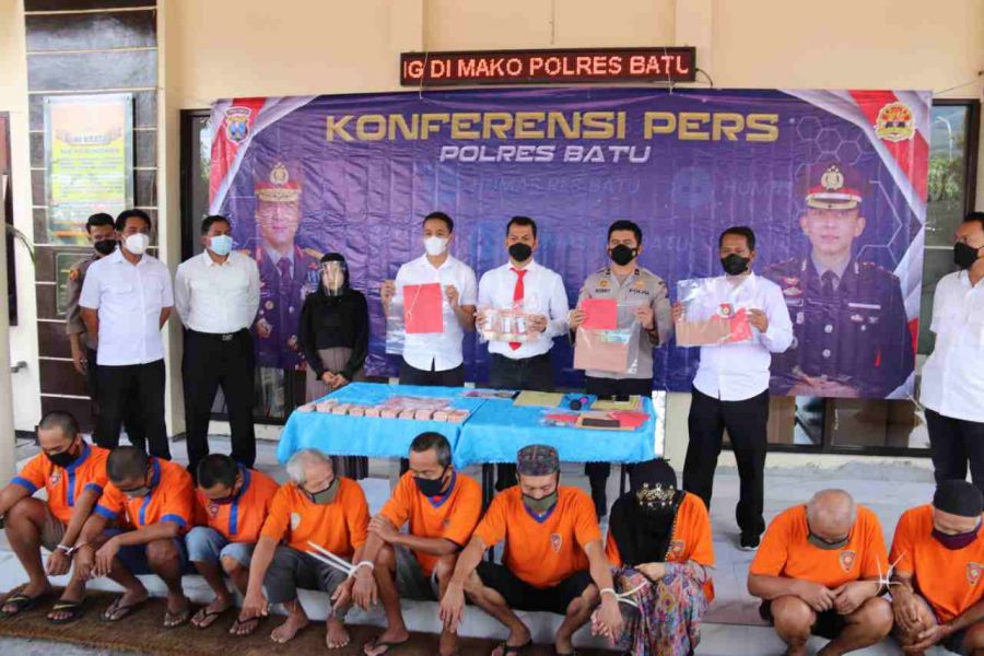 Tahun 2021 Satreskrim Polres Batu Berhasil Tangani 173 Kasus Pidana