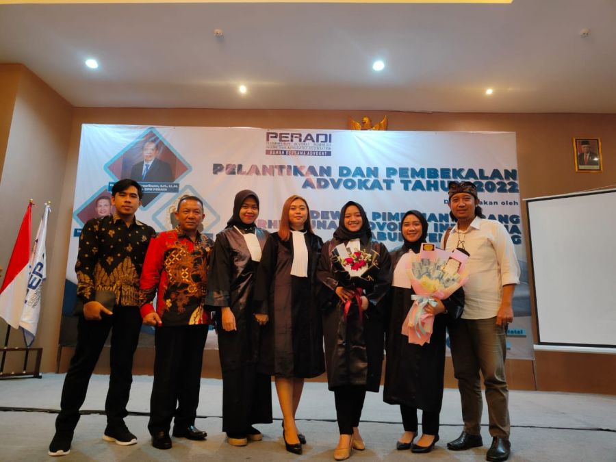 Tiga Srikandi Resmi Dilantik oleh DPC Peradi Kabupaten Malang